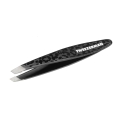 Black Leopard Mini Slant Tweezer