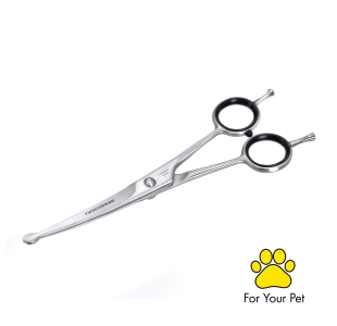 Curved Grooming Shears 7"