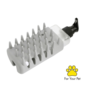 Pet 2-In-1 Shampoo-Dispensing Bath Brush