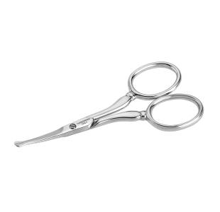 Stainless steel facial hair scissor