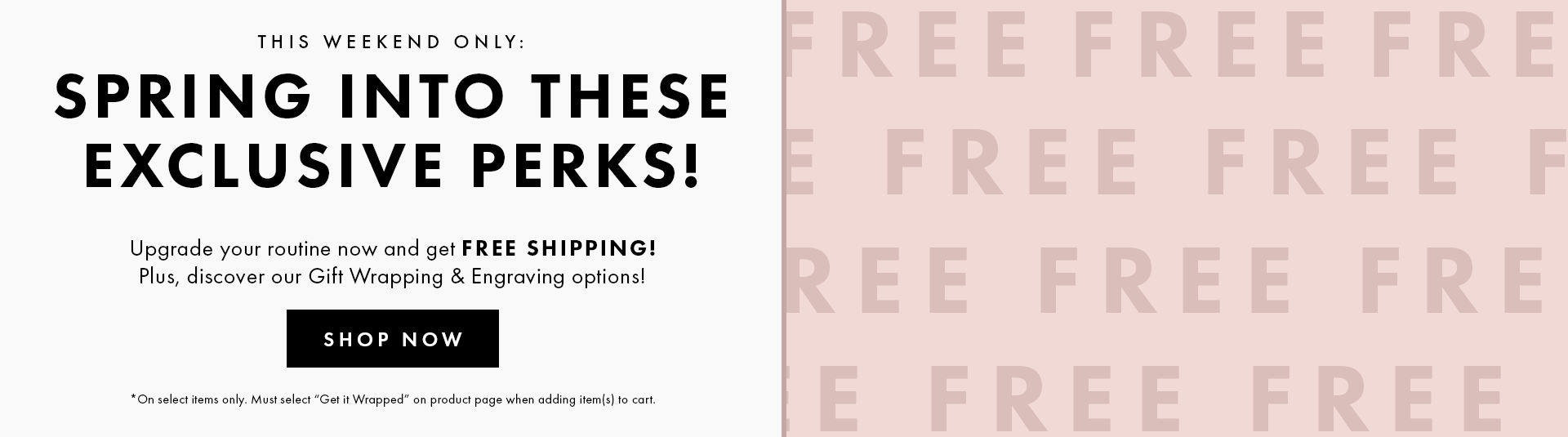 Tweezerman | THIS WEEKEND ONLY: Spring into these exclusive perks! Upgrade your routine now and get FREE SHIPPING! Plus, discover our Gift Wrapping & Engraving options!   *On select items only. Must select “Get it Wrapped” on product page