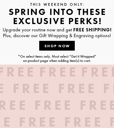 Tweezerman | THIS WEEKEND ONLY: Spring into these exclusive perks! Upgrade your routine now and get FREE SHIPPING! Plus, discover our Gift Wrapping & Engraving options!   *On select items only. Must select “Get it Wrapped” on product page