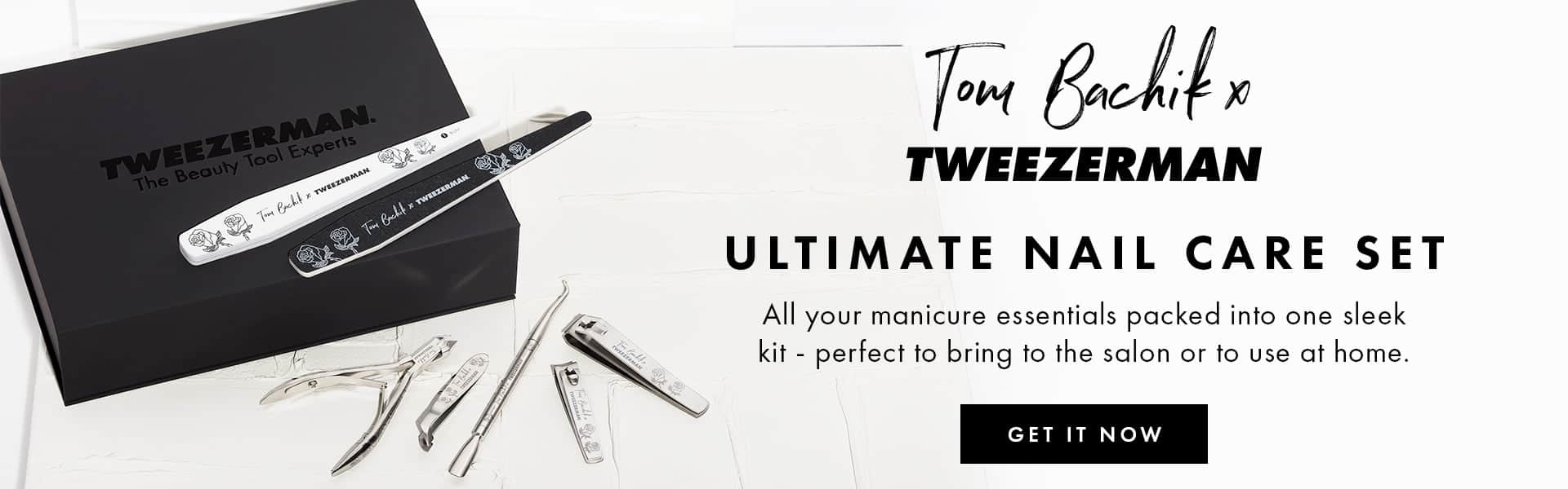 Tweezerman and Tom Bachik collaboration mani/pedi box